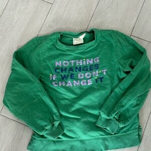 Anthropologie Women’s Sweatshirt with Motivational Message
